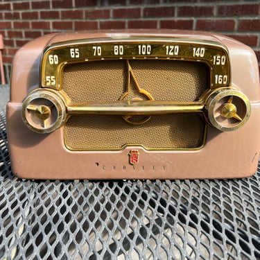 1953 Crosley AM Bakelite Radio, Elec Serviced, Model E15-TN 