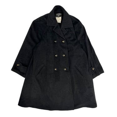 Chanel Charcoal Cashmere Duater Coat