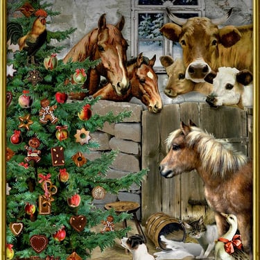 German Hand-finished Advent Calendar, multiple styles