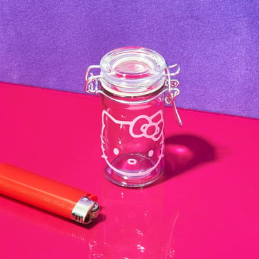 Hello Kitty Glass Canister Stash Jar