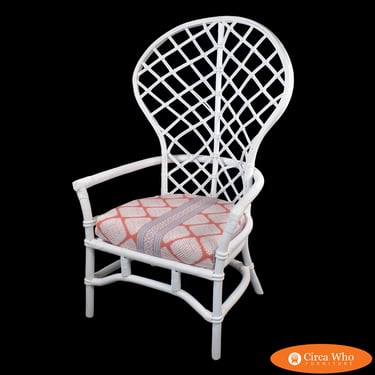 Rattan Balloon Back Chair By Ficks Reed