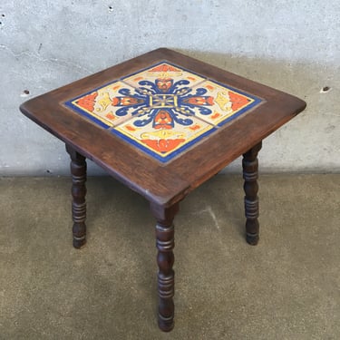 1920's / 30's California Four Tile Table