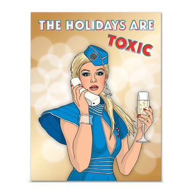 Britney Holidays are Toxic Christmas Card