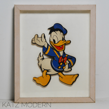 1940s Donald Duck in a Floating Frame