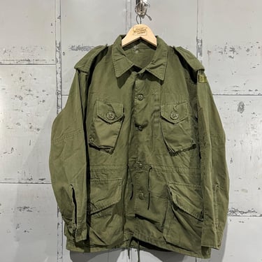 vintage Canadian field jacket og 107 sateen cotton olive green coat military army no liner MK II MK 2 jacket 