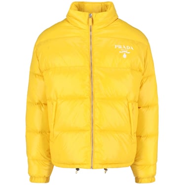 Prada Men Down Jacket With Logo