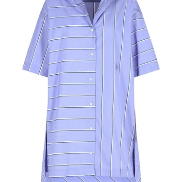 Jw Anderson Light Blue Cotton Blend Dress Women