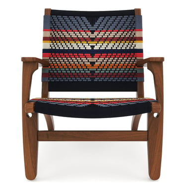 Masaya Arm Chair, Teakwood, Handmade, MCM 