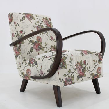 1950s Jindrich Halabala Restored Gobelin Armchair, Czechoslovakia / Vintage Armchair / Mid-century / 