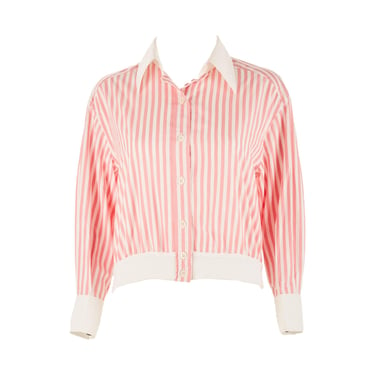 Chanel Pink Striped Bomber