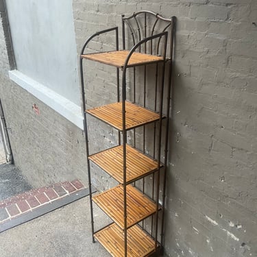 Folding Bamboo Shelf