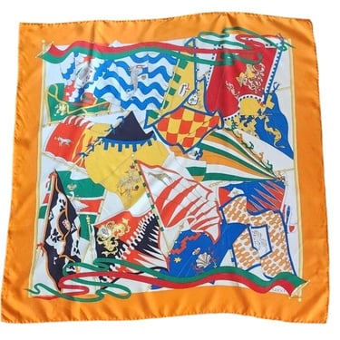 Vintage Gucci Silk Scarf 