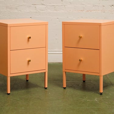 Pair of Peach Nightstands
