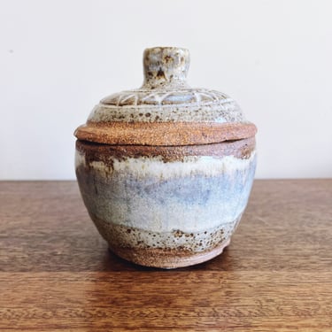 Vintage Stoneware Ceramic Jar - Made in Texas 