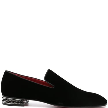 Christian Louboutin Men Dandy Rocks Velluto Mocassino