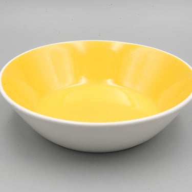 Mikasa Duplex Yellow Coupe Cereal ?? Bowl | Vintage Designer Dinnerware 