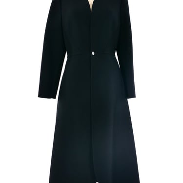 Pauline Trigere Black Evening Coat