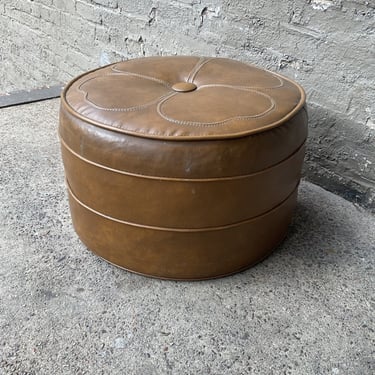 Vintage Vinyl Footstool