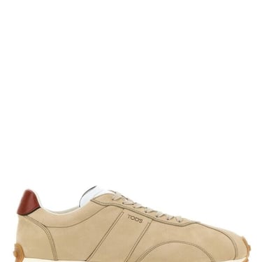 Tod's Man Beige Leather Sneakers