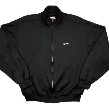 Vintage 90s Nike Embroidered Side Swoosh Full Zip Warm Up/Track Style Jacket Size Small/Medium 