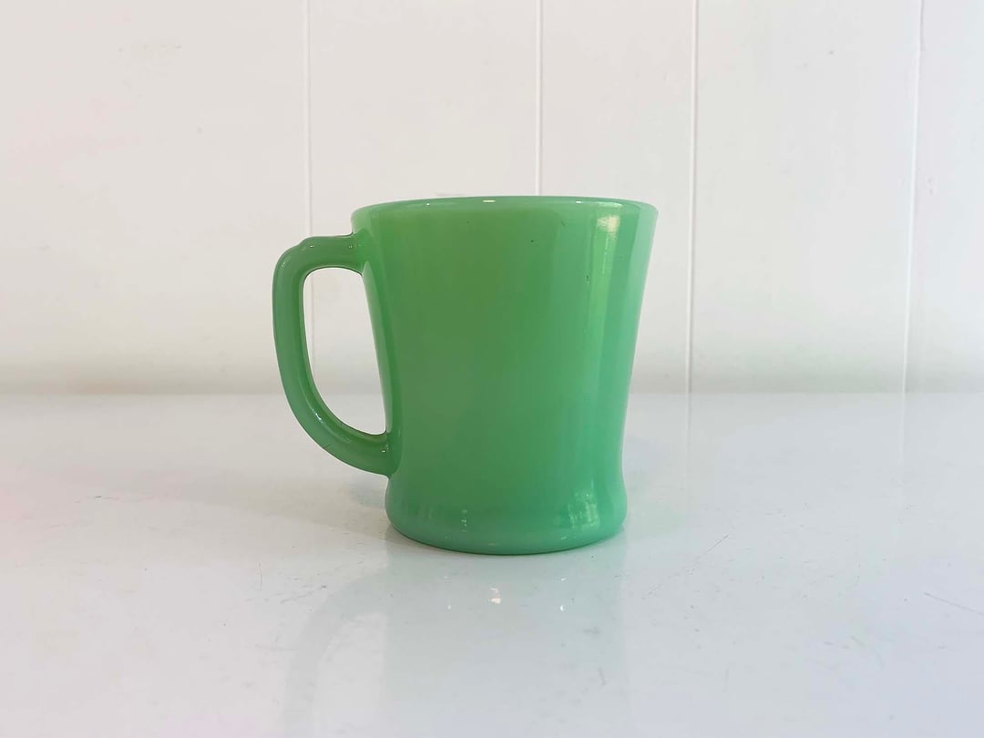 Vintage Pair of Fire-King Jadeite Mugs Fire King Mug Green 1950 | Check  Engine Vintage | Washington, DC