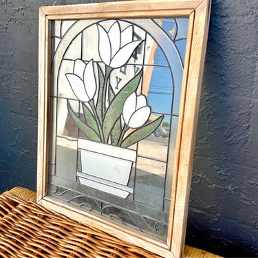 Tulip Stained Glass Art