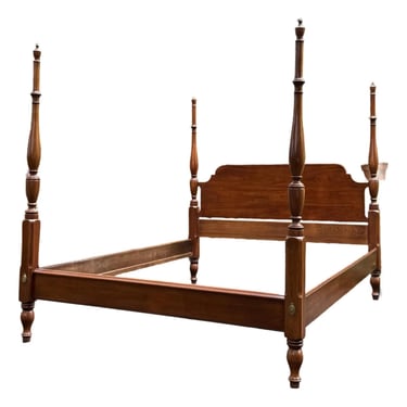 Henkel Harris Queen Size Cherry Fairfax Poster Bed 