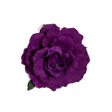 Purple Rose Brooch