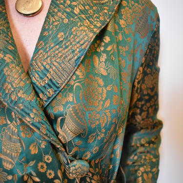 Green Silk Robe