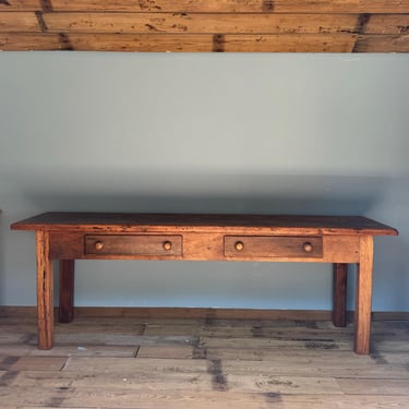 Antique Solid Oak Sideboard 