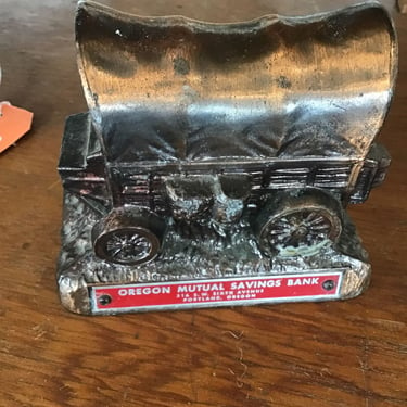 Copper Wagon Coin Bank (Seattle)