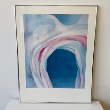 O’Keeffe Pink and Blue No.1