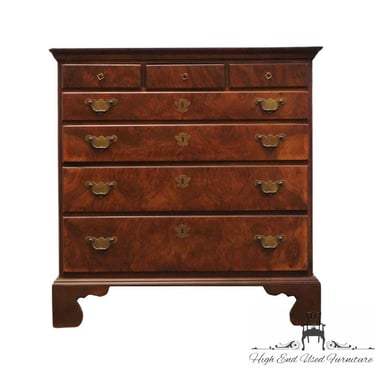 BRANDT FURNITURE Banded Burled Antique Walnut Traditional Style Accent Chest 7260 