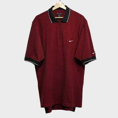 Vintage Tiger Woods Yin Yang Polo Shirt L