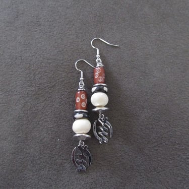 Adinkra symbol earrings, silver Gye Nyame earrings 4 