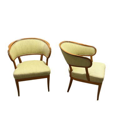 Pair of Exceptional Swedish Grace Armchairs