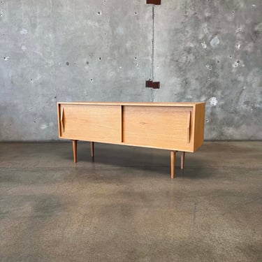 Mid Century Style Oak Credenza