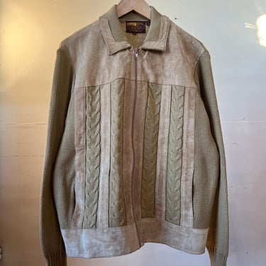 Zip Up Cable Knit Hoodie