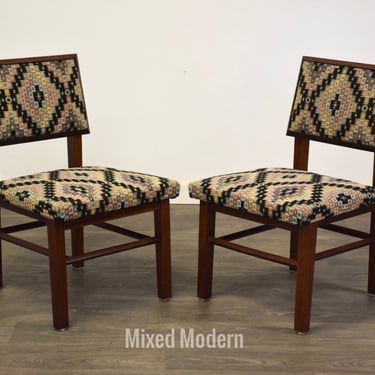 Frank Lloyd Wright Taliesin Dining Chairs - A Pair 