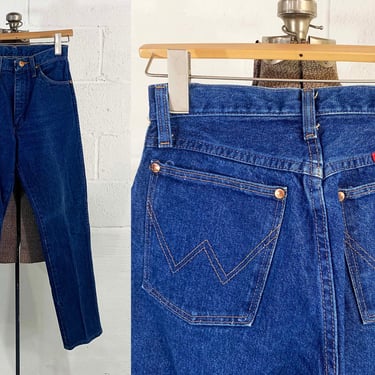 Vintage Wrangler Blue Jeans 26” Waist Vtg Denim Cowboy Cowgirl 32" Inseam Western Jean USA Made 1990s 