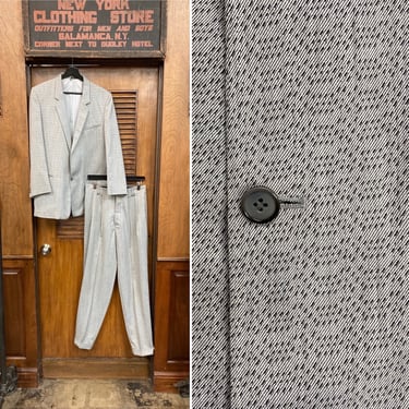 Vintage 1980’s “Let It Rock” Made in England 1950’s Style Rockabilly Fleck Suit, Jacket, Sportcoat, Blazer, Pants, Rockabilly, 1980s Suit, 