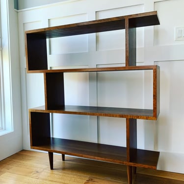 Oxelaand Multilevel Bookcase - Solid Cherry - Teak Finish - In Stock! 