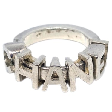 Chanel Ring Silver #50 #10 01P
