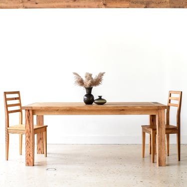 Reclaimed Wood Dining Table, Farmhouse Dining Table 