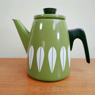 Vintage Cathrineholm Lotus Coffee Pot | 450L Avocado | Grete Prytz Kittelsen Arne Clausen 