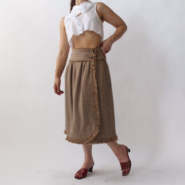 Vintage YSL Rive Gauche Wrap Skirt - W26
