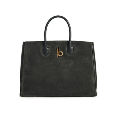 Burberry 'Rocking Horse' Green Suede Bag Women