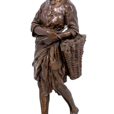 Jean-Baptiste Carpeaux "Puys" Patinated Bronze