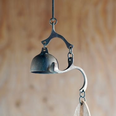 Vintage Mobile Bronze Garden Bell by Richard Fisher 