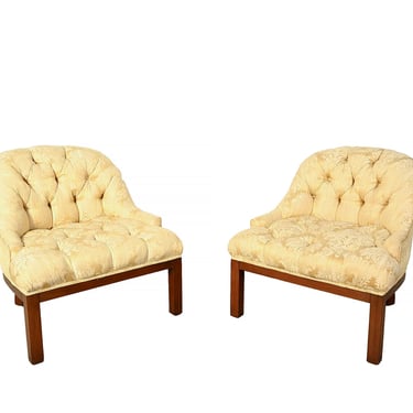Tub Chairs Chair Wormley Style Pair of Easy Chairs Mid Century Modern 
